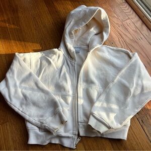 TNA Artizia Cozy Fleece crop boxie hoodie